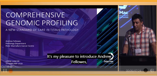 The Peter Mac Experience with Comprehensive Genomic Profiling