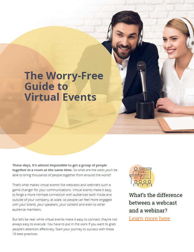 Worry free guide to Virtual Events
