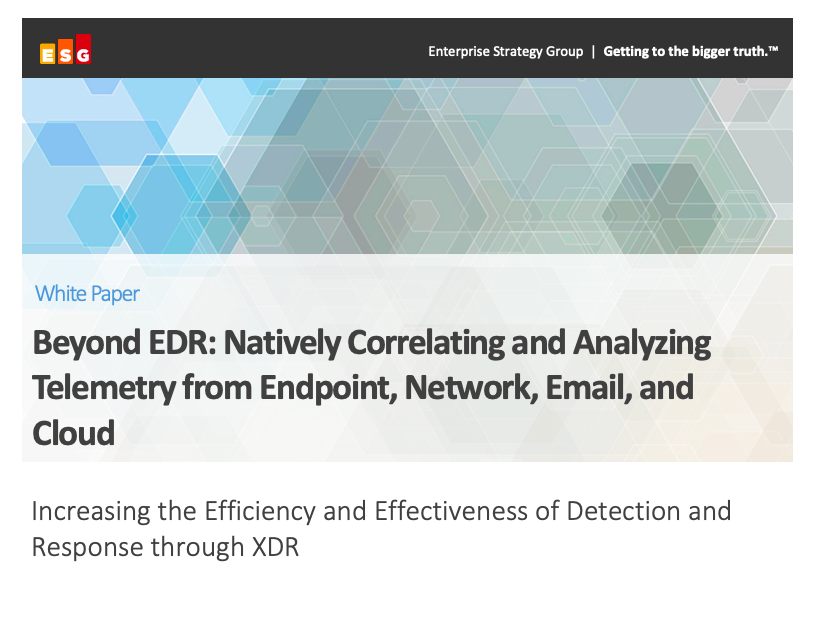 Beyond EDR: Natively Correlating and Analyzing Telemetry from Endpoint, Network, Email, and Cloud