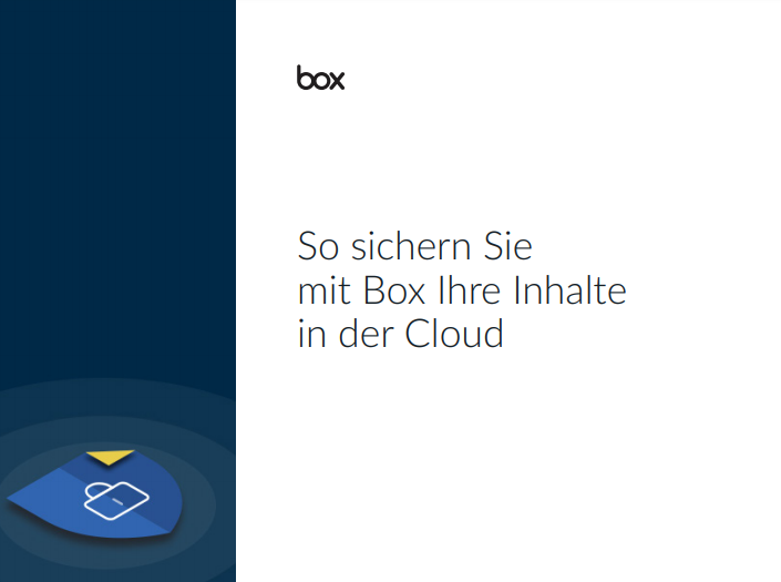 So sichern Sie mit Box Ihre Inhalte in der Cloud