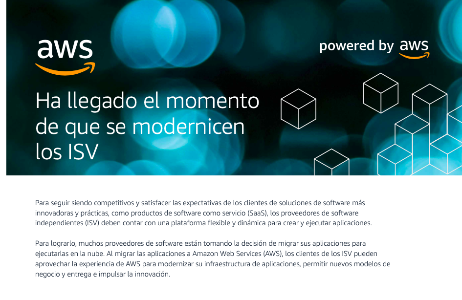 Ha llegado el momento de que se modernicen los ISV