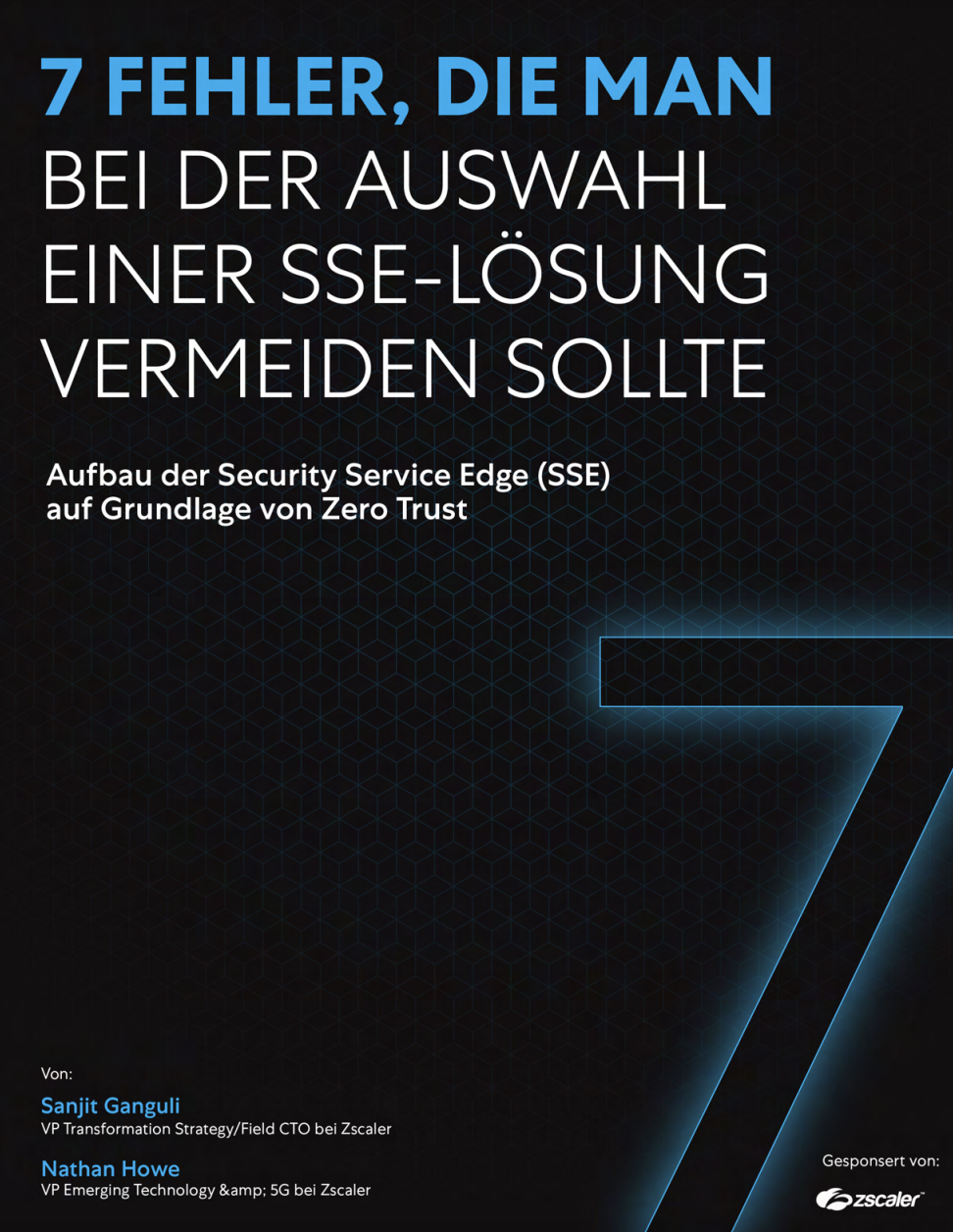 7 Fehler, die man bei der Auswahl einer SSE-Lösung vermeiden sollte