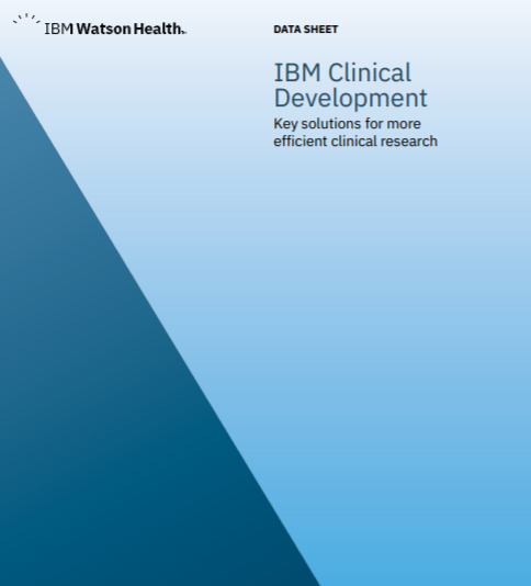 IBM Clinical Development Data Sheet
